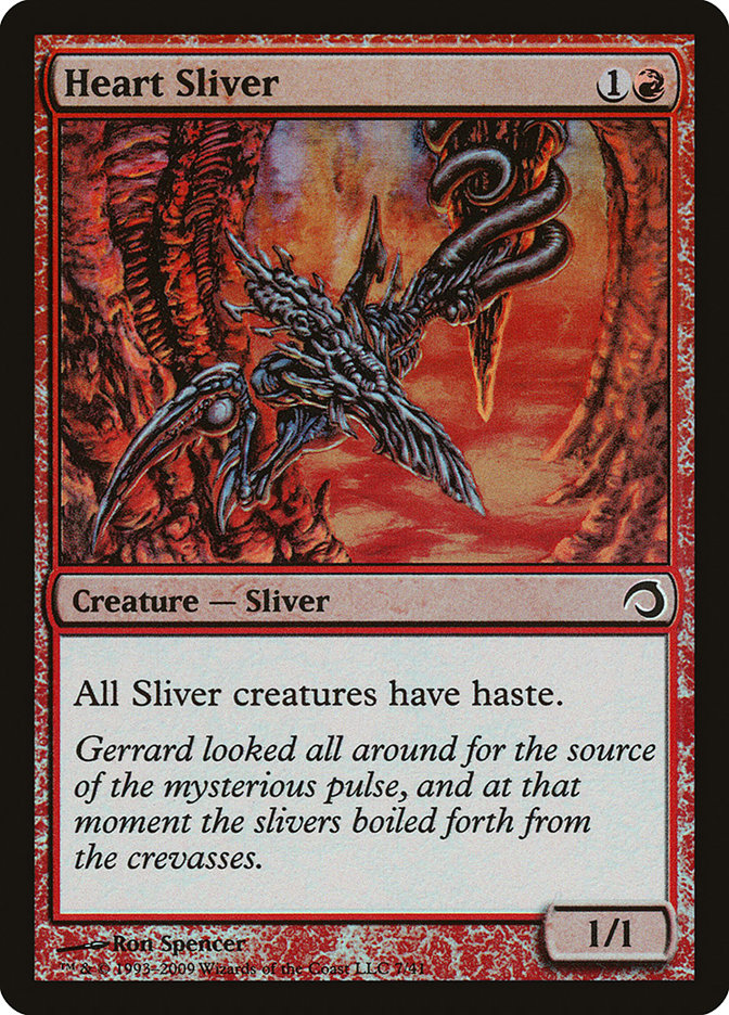 Heart Sliver [Premium Deck Series: Slivers] MTG Single Magic: The Gathering | Red Claw Gaming