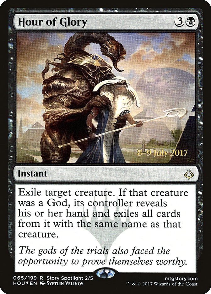 Hour of Glory [Hour of Devastation Prerelease Promos] MTG Single Magic: The Gathering | Red Claw Gaming