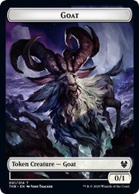Goat // Satyr Double-Sided Token [Theros Beyond Death Tokens] MTG Single Magic: The Gathering | Red Claw Gaming