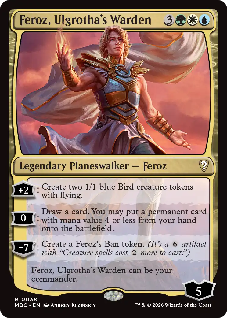 Feroz, Ulgrotha's Warden [Mystery Booster: Commander Edition] | Red Claw Gaming