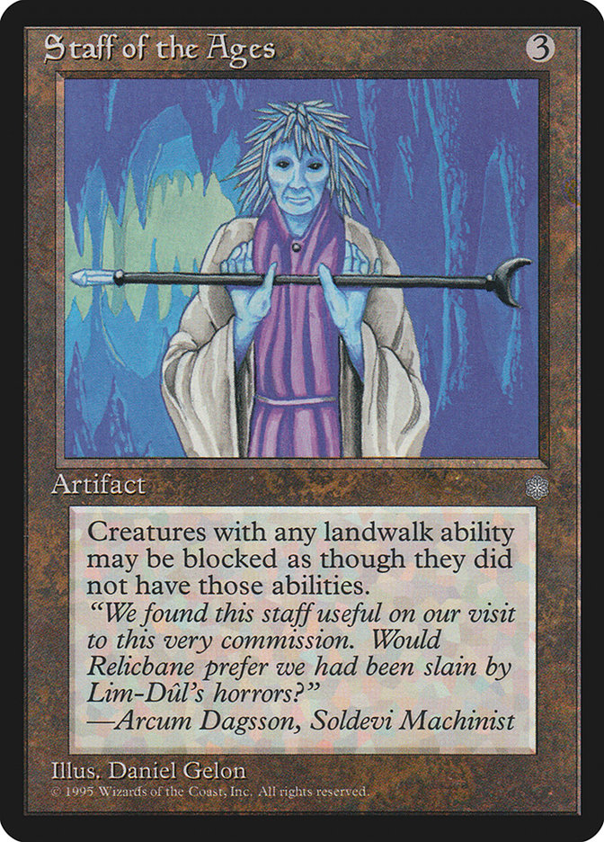Staff of the Ages [Ice Age] MTG Single Magic: The Gathering | Red Claw Gaming