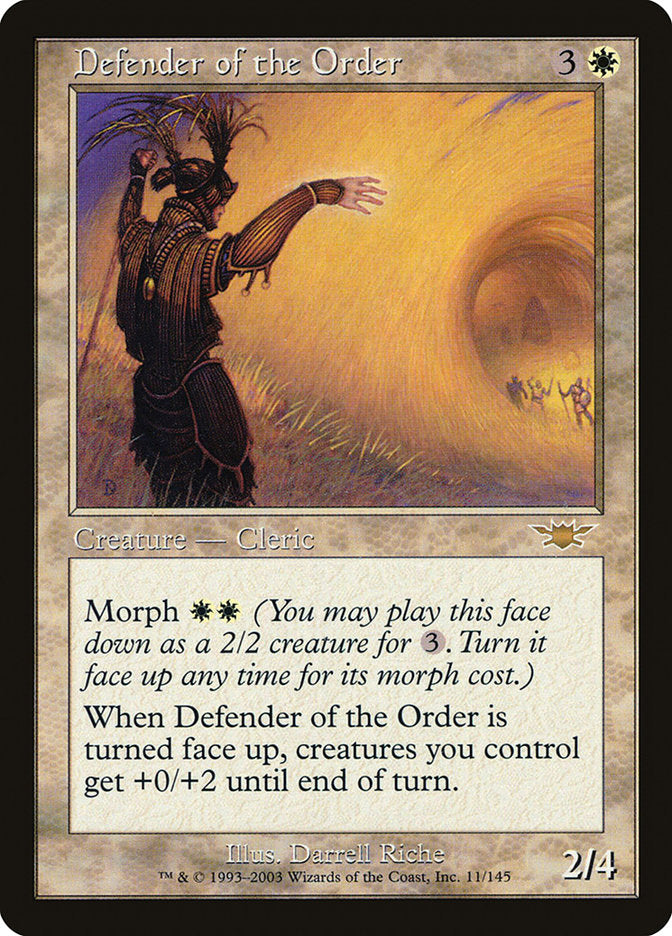 Defender of the Order [Legions] MTG Single Magic: The Gathering | Red Claw Gaming