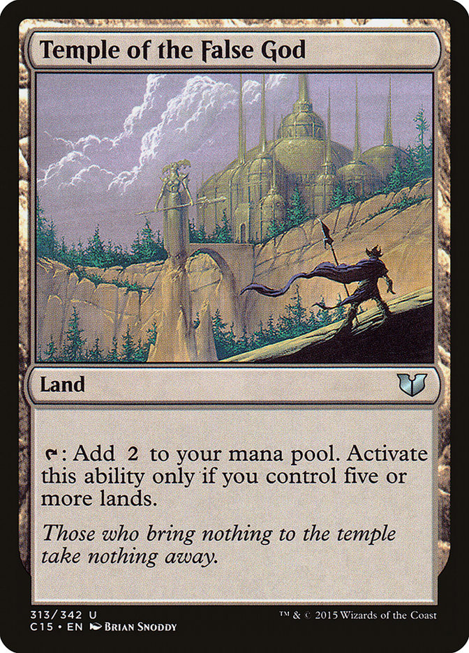 Temple of the False God [Commander 2015] MTG Single Magic: The Gathering | Red Claw Gaming