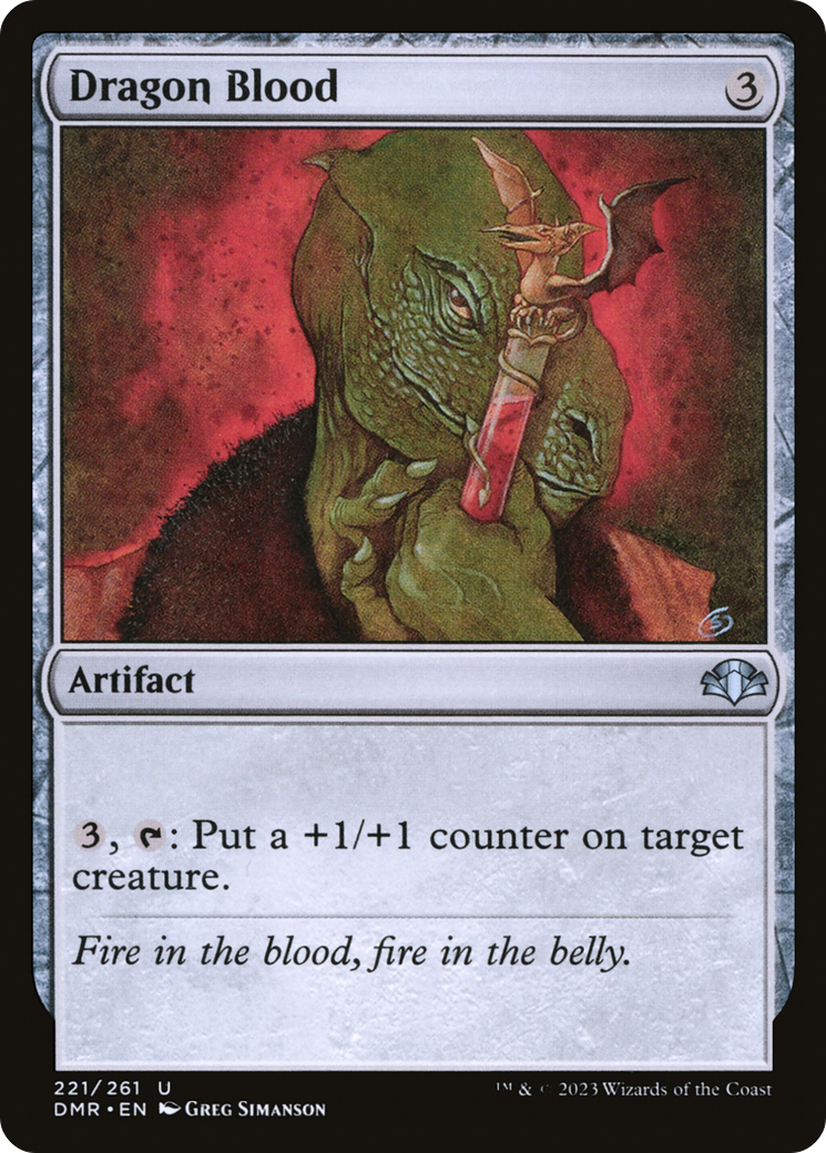 Dragon Blood [Dominaria Remastered] MTG Single Magic: The Gathering | Red Claw Gaming