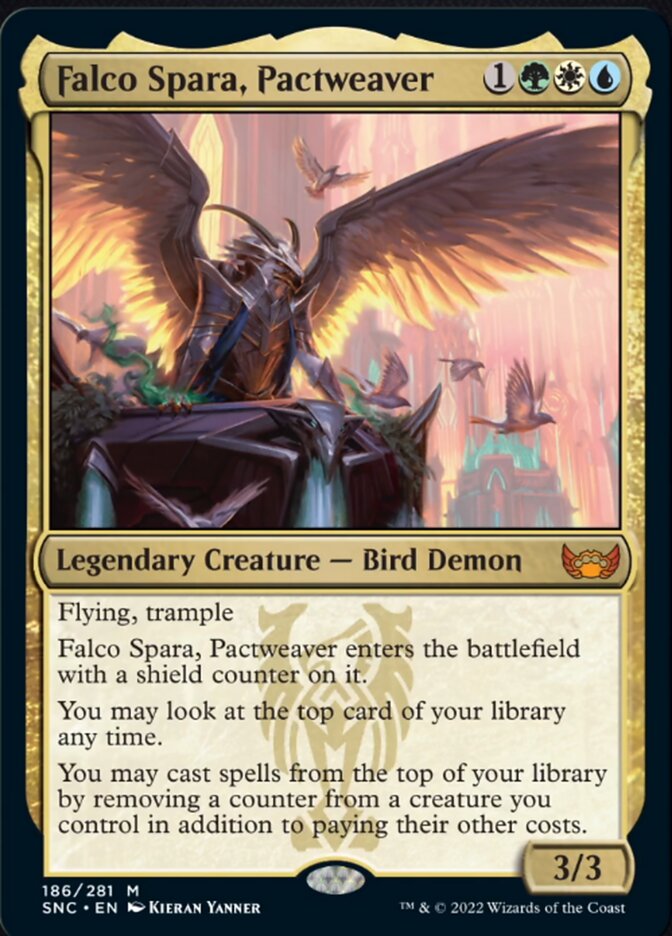 Falco Spara, Pactweaver [Streets of New Capenna] MTG Single Magic: The Gathering | Red Claw Gaming