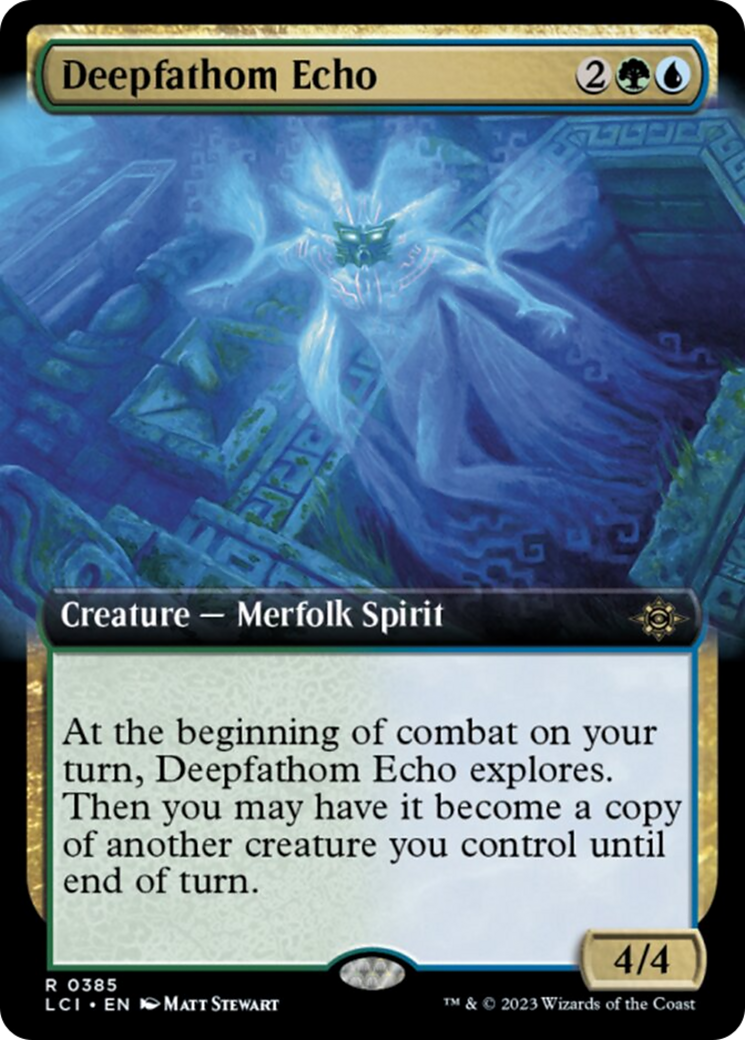 Deepfathom Echo (Extended Art) [The Lost Caverns of Ixalan] MTG Single Magic: The Gathering    | Red Claw Gaming