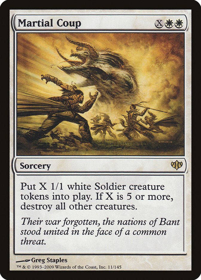 Martial Coup [Conflux] MTG Single Magic: The Gathering | Red Claw Gaming