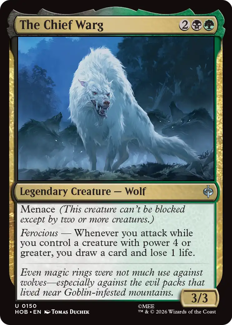 The Chief Warg [The Hobbit] | Red Claw Gaming