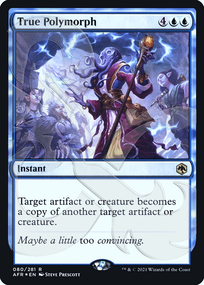 True Polymorph (Ampersand Promo) [Dungeons & Dragons: Adventures in the Forgotten Realms Promos] MTG Single Magic: The Gathering | Red Claw Gaming