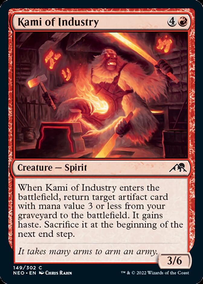 Kami of Industry [Kamigawa: Neon Dynasty] MTG Single Magic: The Gathering    | Red Claw Gaming