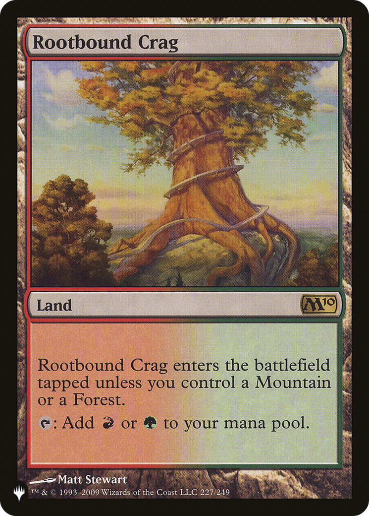 Rootbound Crag [The List] MTG Single Magic: The Gathering | Red Claw Gaming