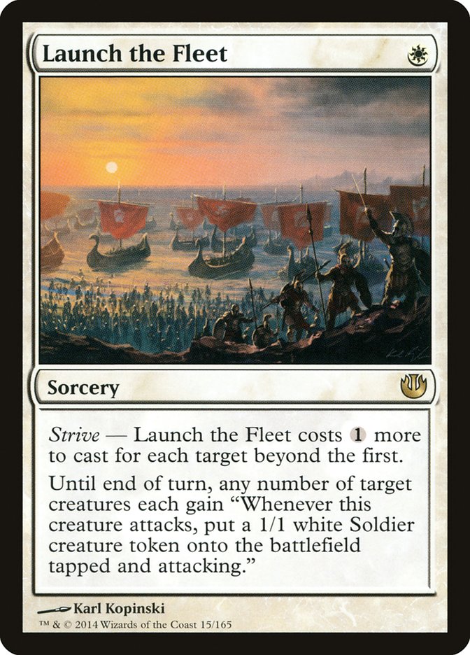 Launch the Fleet [Journey into Nyx] MTG Single Magic: The Gathering | Red Claw Gaming
