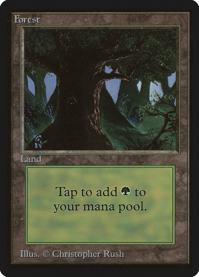 Forest (302) [Beta Edition] MTG Single Magic: The Gathering | Red Claw Gaming