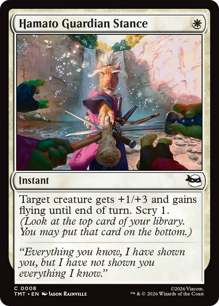 Hamato Guardian Stance [Teenage Mutant Ninja Turtles] MTG Single Magic: The Gathering | Red Claw Gaming