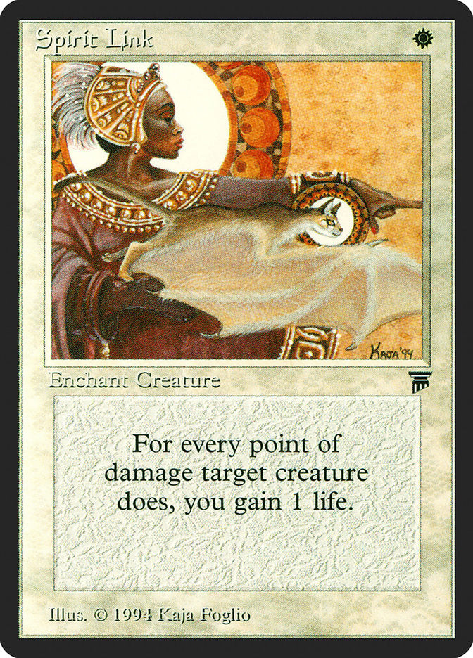 Spirit Link [Legends] MTG Single Magic: The Gathering | Red Claw Gaming