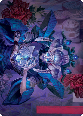Tameshi, Reality Architect 1 Art Card [Kamigawa: Neon Dynasty Art Series] MTG Single Magic: The Gathering | Red Claw Gaming