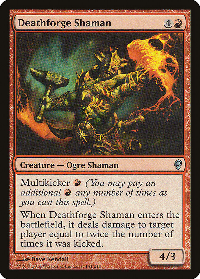 Deathforge Shaman [Conspiracy] MTG Single Magic: The Gathering | Red Claw Gaming