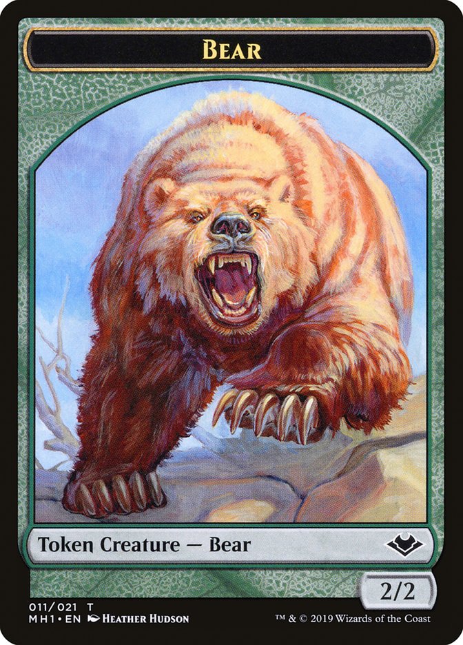 Bear Token [Modern Horizons Tokens] | Red Claw Gaming