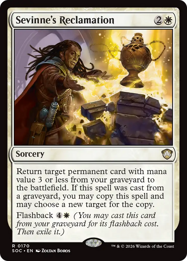 Sevinne's Reclamation [Secrets of Strixhaven Commander] MTG Single Magic: The Gathering | Red Claw Gaming