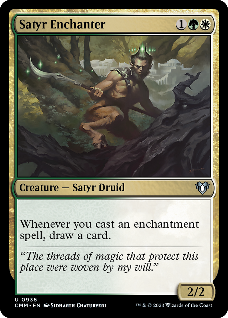 Satyr Enchanter [Commander Masters] MTG Single Magic: The Gathering | Red Claw Gaming