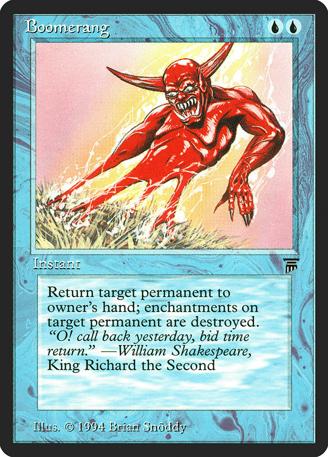 Boomerang [Legends] MTG Single Magic: The Gathering | Red Claw Gaming