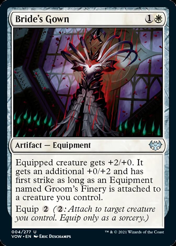 Bride's Gown [Innistrad: Crimson Vow] MTG Single Magic: The Gathering | Red Claw Gaming