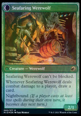 Suspicious Stowaway // Seafaring Werewolf [Innistrad: Midnight Hunt Prerelease Promos] MTG Single Magic: The Gathering | Red Claw Gaming