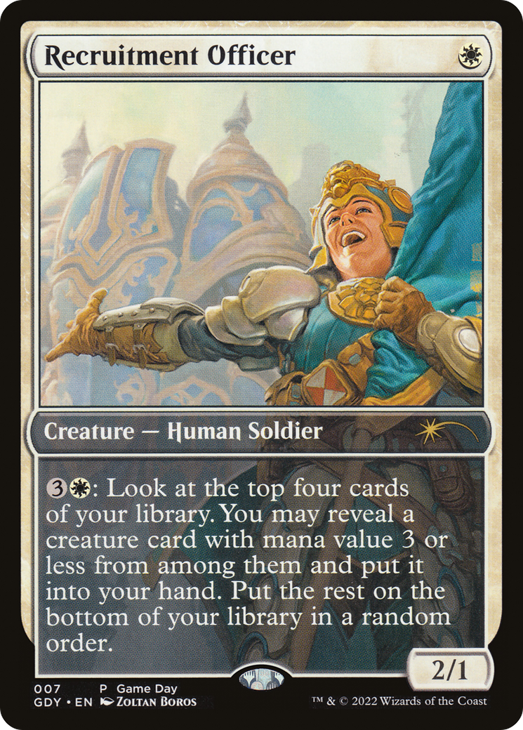 Recruitment Officer [Game Day 2022] MTG Single Magic: The Gathering | Red Claw Gaming