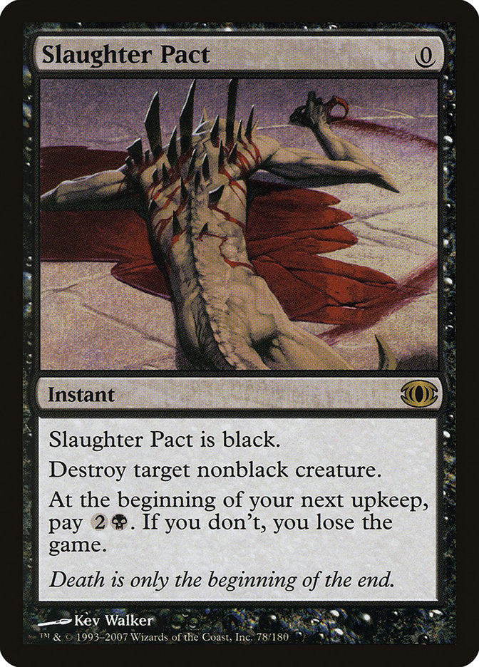 Slaughter Pact [Future Sight] MTG Single Magic: The Gathering | Red Claw Gaming