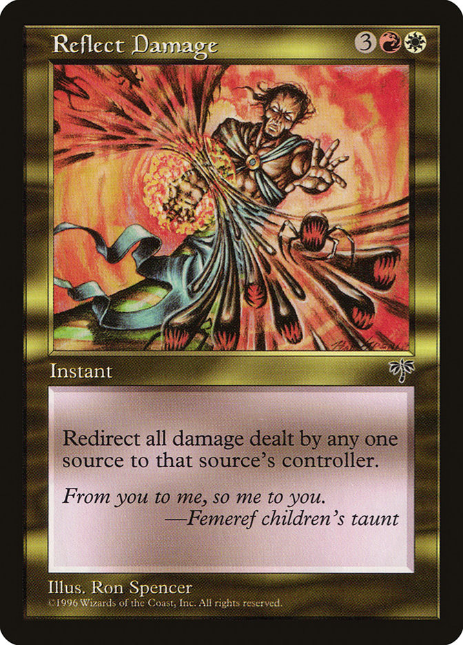 Reflect Damage [Mirage] MTG Single Magic: The Gathering | Red Claw Gaming