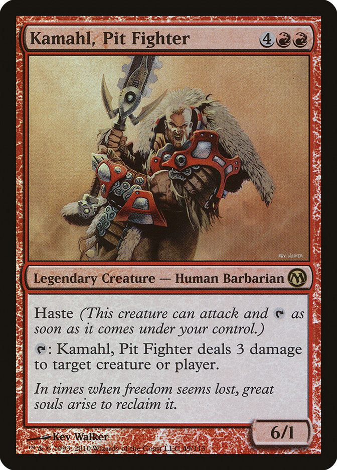 Kamahl, Pit Fighter [Duels of the Planeswalkers] MTG Single Magic: The Gathering | Red Claw Gaming