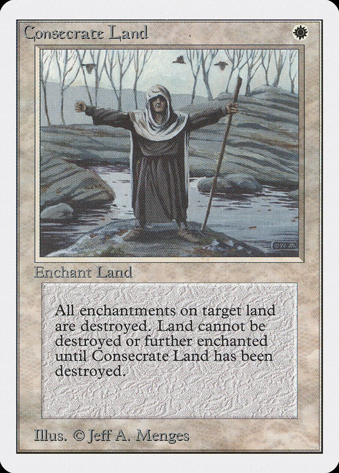 Consecrate Land [Unlimited Edition] MTG Single Magic: The Gathering | Red Claw Gaming