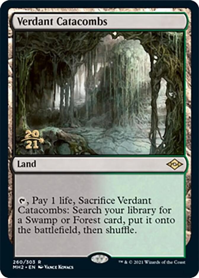 Verdant Catacombs [Modern Horizons 2 Prerelease Promos] MTG Single Magic: The Gathering | Red Claw Gaming