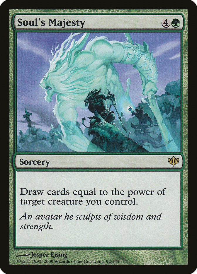 Soul's Majesty [Conflux] MTG Single Magic: The Gathering | Red Claw Gaming