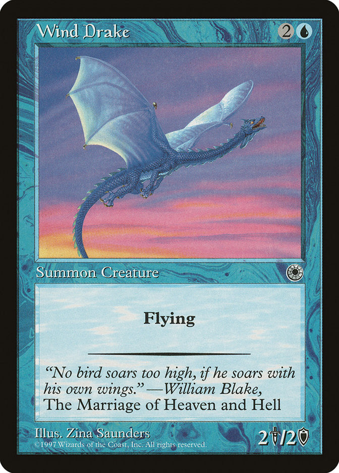 Wind Drake [Portal] MTG Single Magic: The Gathering | Red Claw Gaming