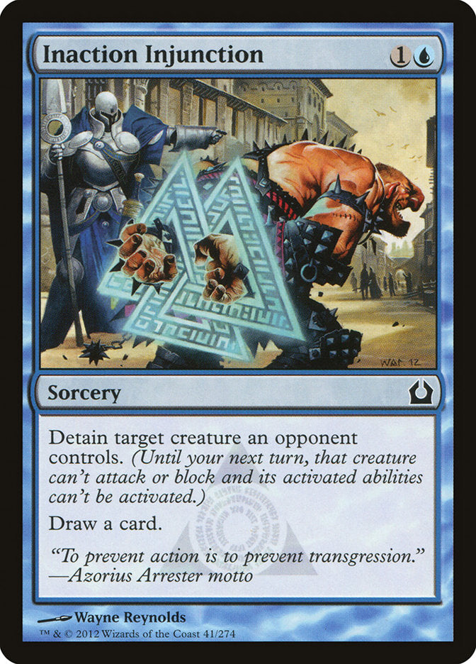Inaction Injunction [Return to Ravnica] MTG Single Magic: The Gathering | Red Claw Gaming