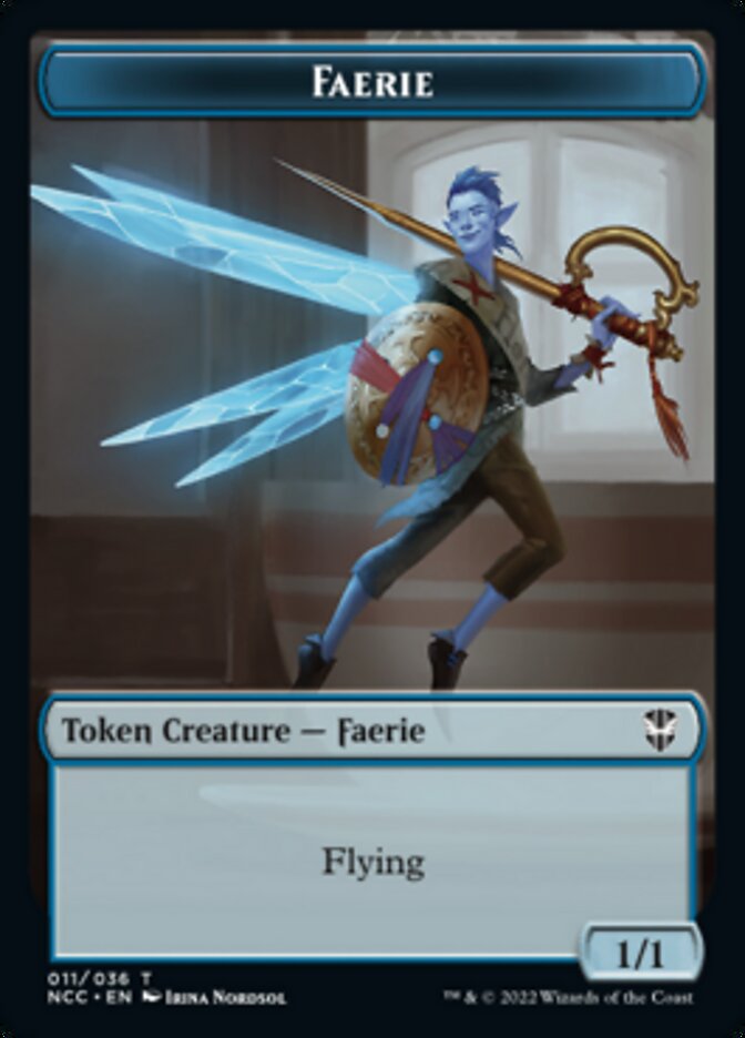Faerie // Rogue Double-Sided Token [Streets of New Capenna Commander Tokens] MTG Single Magic: The Gathering | Red Claw Gaming