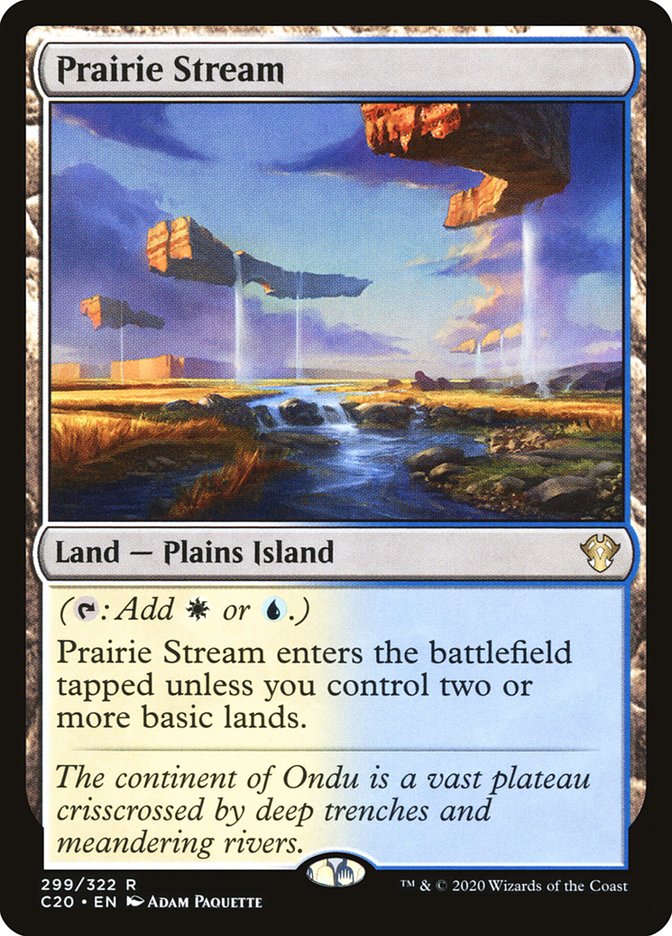 Prairie Stream [Commander 2020] MTG Single Magic: The Gathering | Red Claw Gaming