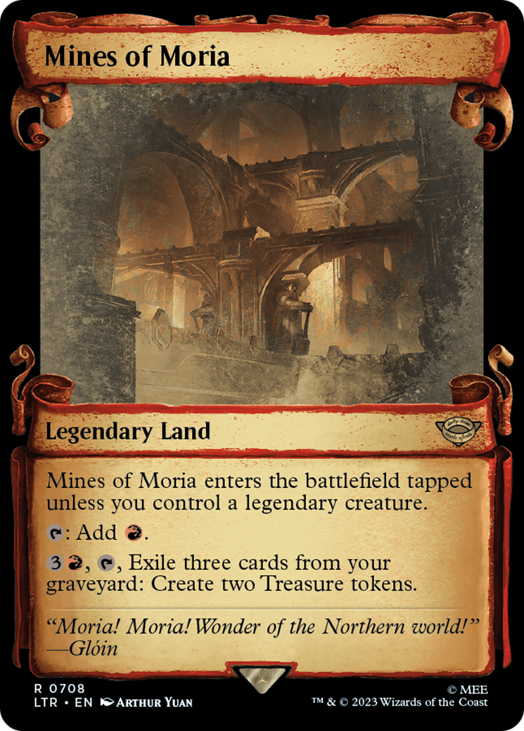 Mines of Moria [The Lord of the Rings: Tales of Middle-Earth Showcase Scrolls] MTG Single Magic: The Gathering | Red Claw Gaming