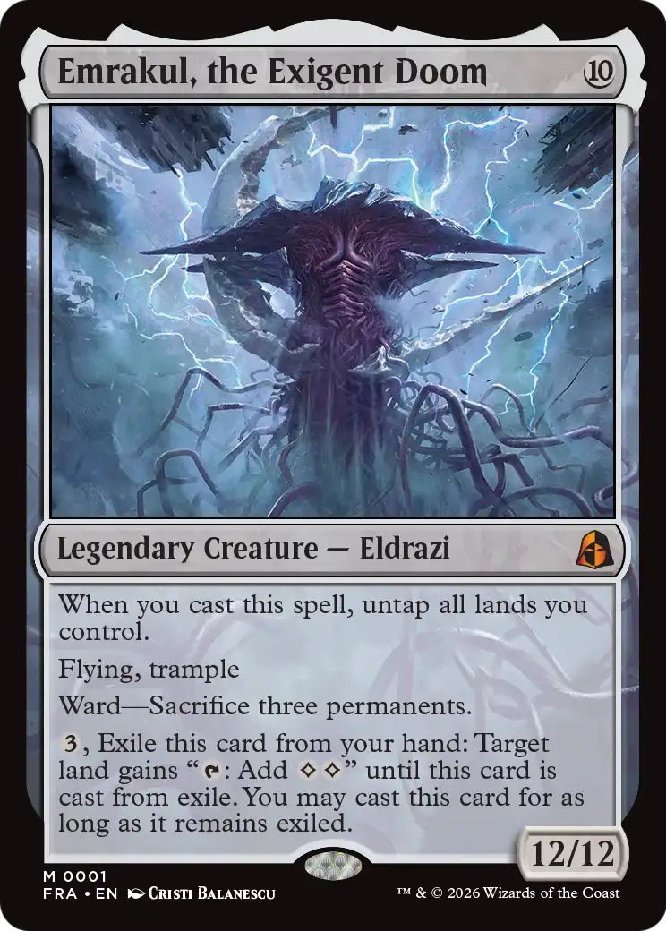 Emrakul, the Exigent Doom [Reality Fracture] MTG Single Magic: The Gathering | Red Claw Gaming