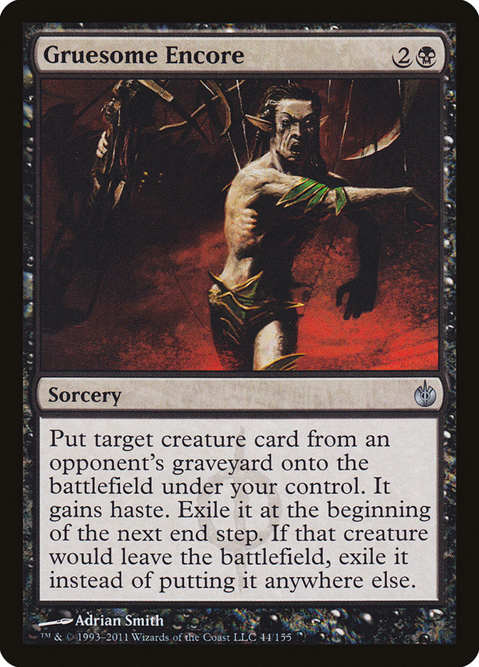 Gruesome Encore [Mirrodin Besieged] MTG Single Magic: The Gathering | Red Claw Gaming