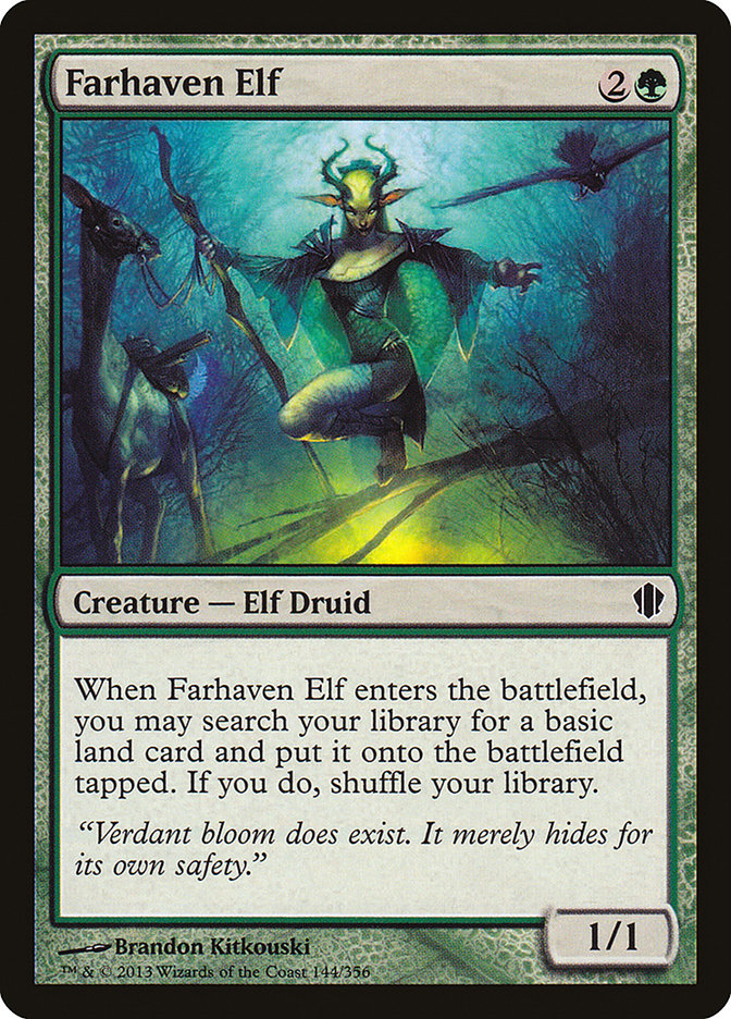 Farhaven Elf [Commander 2013] MTG Single Magic: The Gathering | Red Claw Gaming
