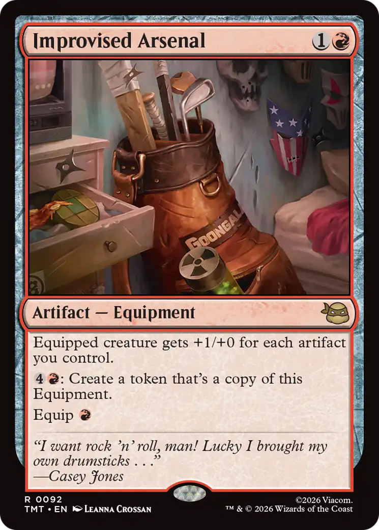 Improvised Arsenal [Teenage Mutant Ninja Turtles] MTG Single Magic: The Gathering | Red Claw Gaming