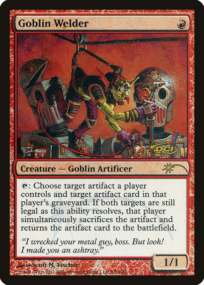 Goblin Welder [Judge Gift Cards 2011] MTG Single Magic: The Gathering | Red Claw Gaming