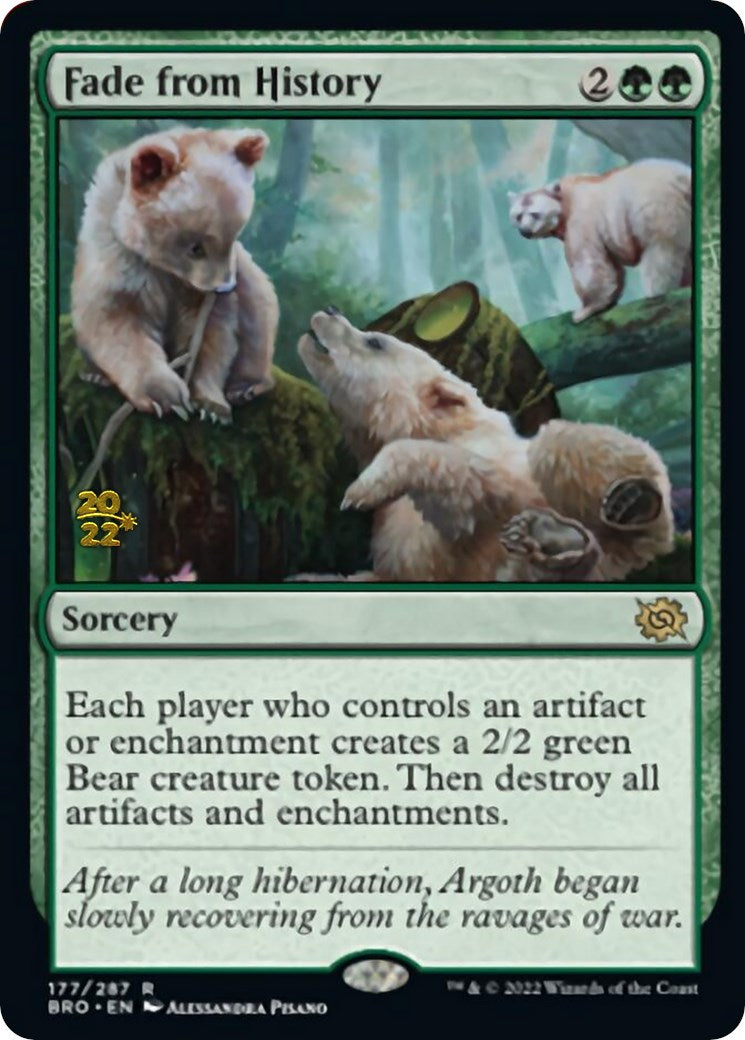 Fade from History [The Brothers' War Prerelease Promos] MTG Single Magic: The Gathering | Red Claw Gaming