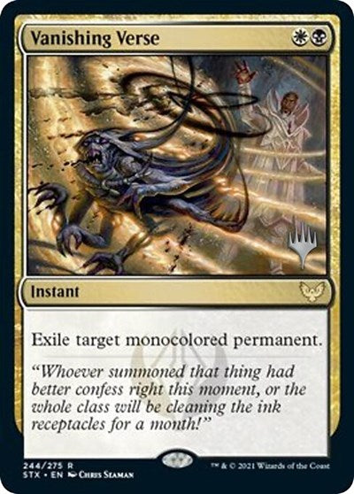 Vanishing Verse (Promo Pack) [Strixhaven: School of Mages Promos] MTG Single Magic: The Gathering | Red Claw Gaming