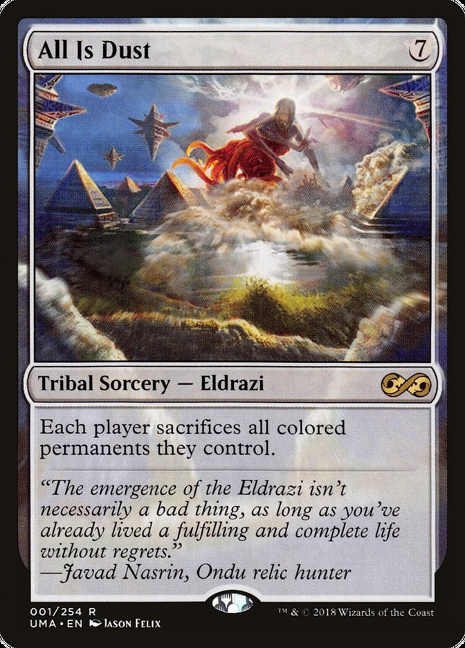All Is Dust [Ultimate Masters] MTG Single Magic: The Gathering | Red Claw Gaming