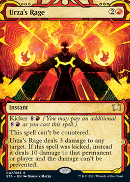 Urza's Rage (Foil Etched) [Strixhaven: Mystical Archive] MTG Single Magic: The Gathering | Red Claw Gaming