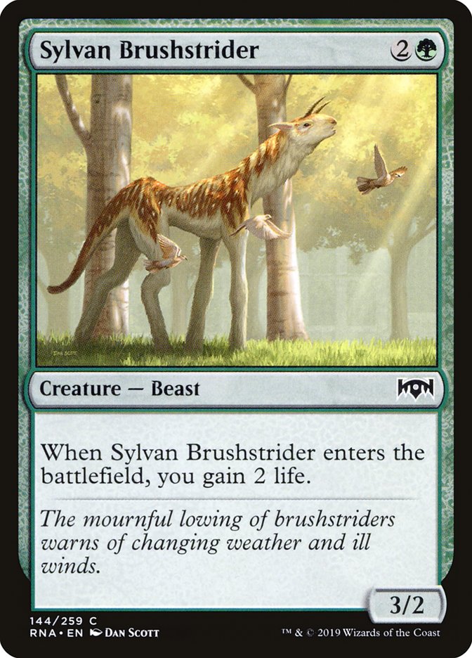 Sylvan Brushstrider [Ravnica Allegiance] MTG Single Magic: The Gathering | Red Claw Gaming