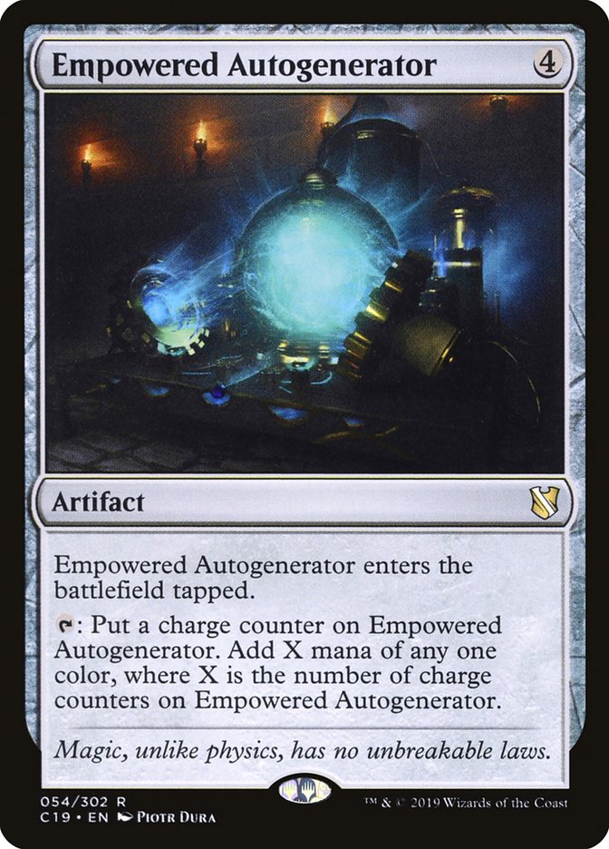 Empowered Autogenerator [Commander 2019] MTG Single Magic: The Gathering | Red Claw Gaming